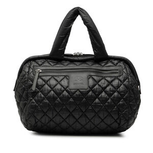 Pre-Loved Chanel Quilted Nylon Coco Cocoon Bowling Bag